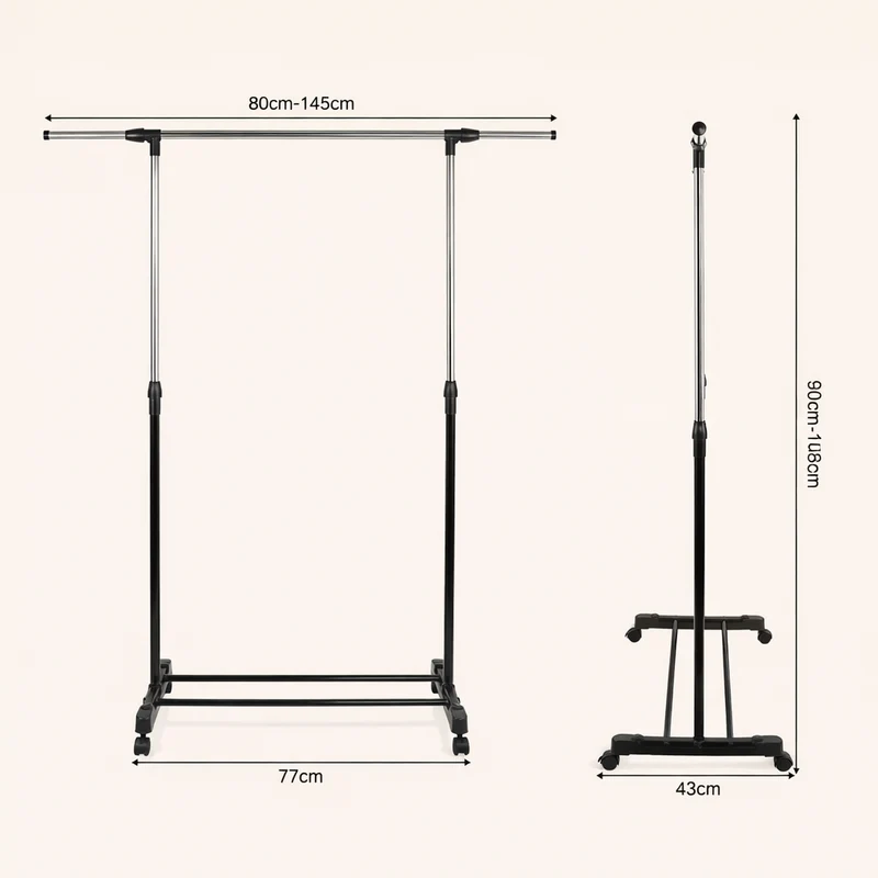 Porte manteau | Mobile Réglable
