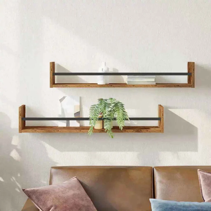 Étagère murale | Vintage Rustique | Lot de 2