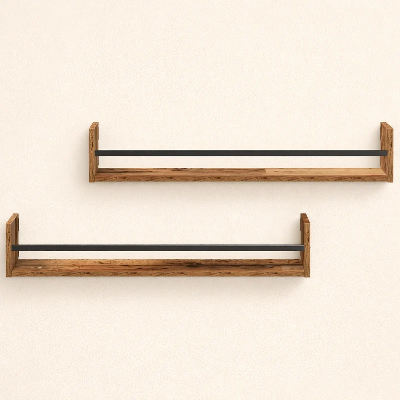 Étagère murale | Vintage Rustique | Lot de 2