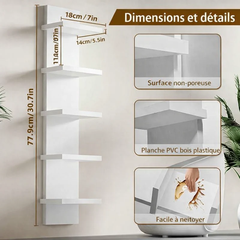 Étagère murale | Nordic 5 Niveaux