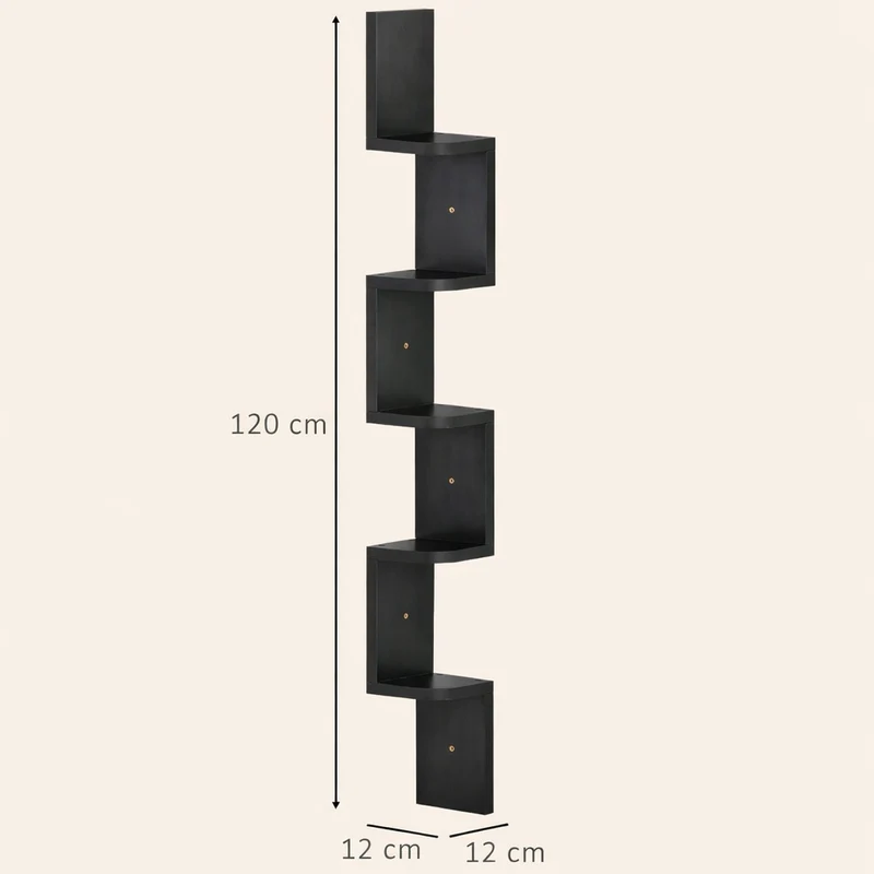Étagère murale | Zigzag 5 Niveaux Angle