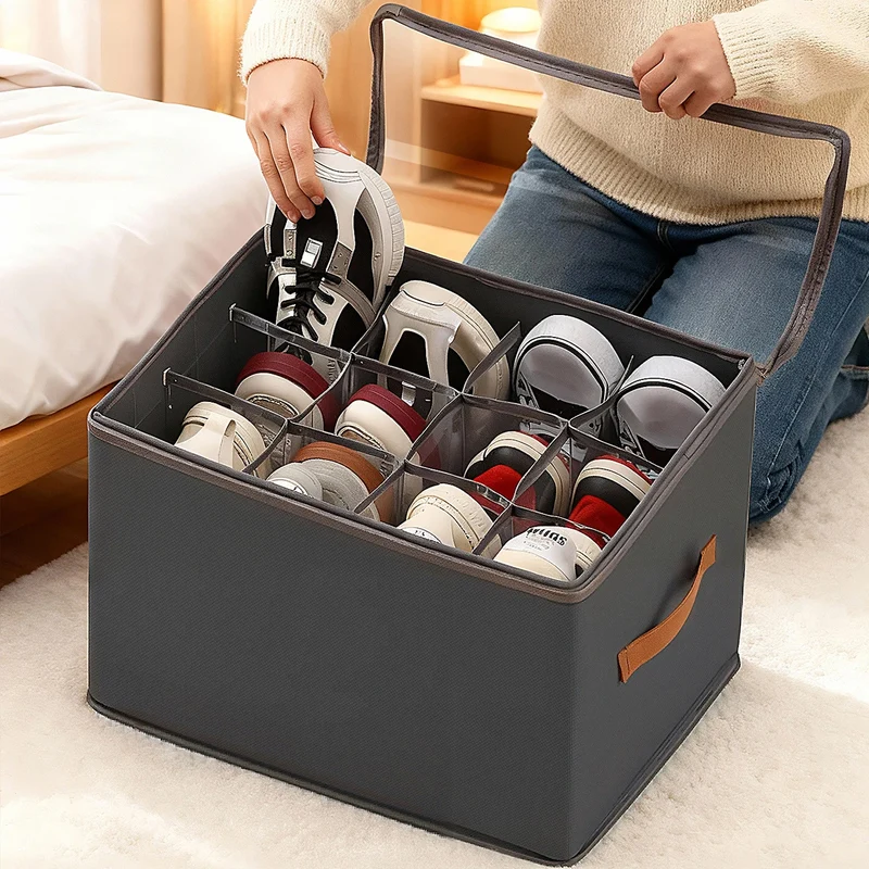 Range chaussures | Modulable 12 Paires | Couleur aléatoire