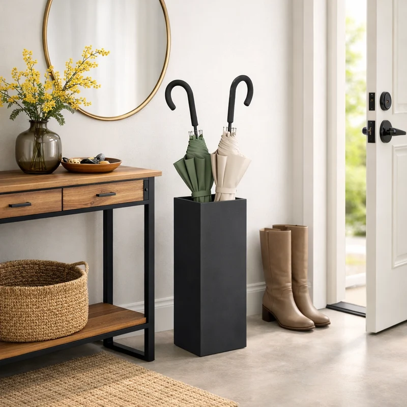 Porte parapluie | Acier Élégant