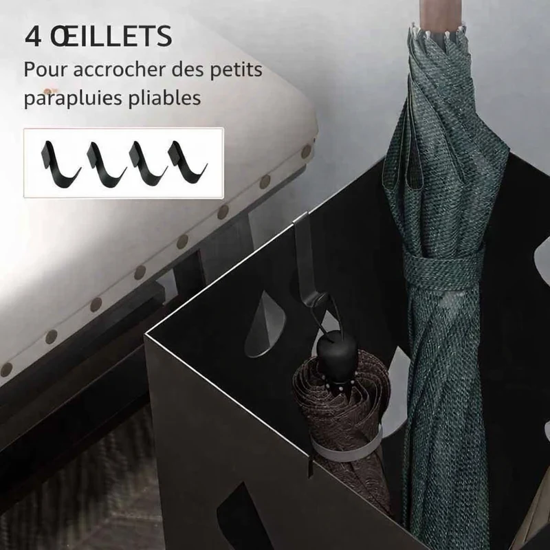 Porte parapluie design | Bac récupérateur 6 places