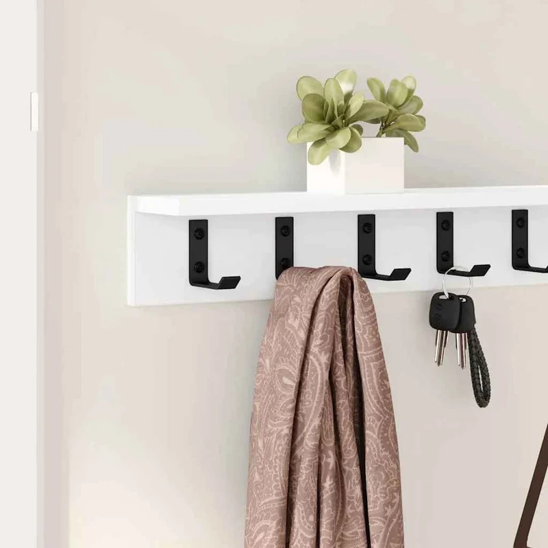 Patère porte manteau murale 100cm | Design bicolore