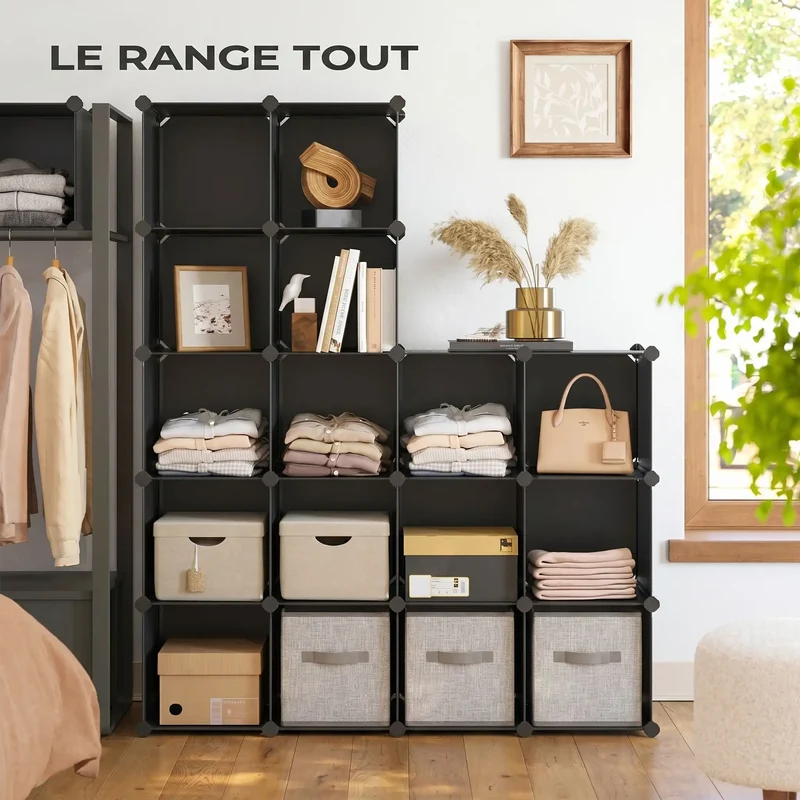 Rangement chaussures | Modulable 16 Cubes