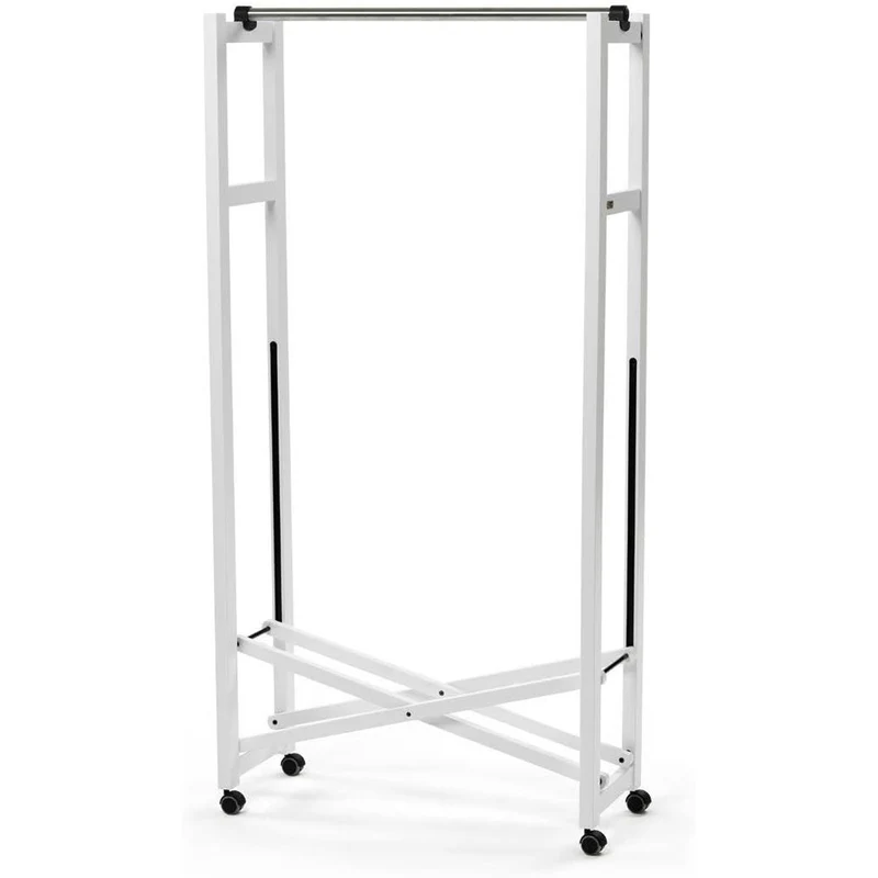 ARIT - Portant GIULIUS Pliable Bois, Blanc, 31 x 78 x 160 cm