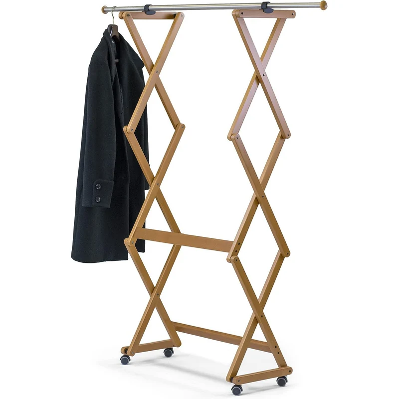 ARIT - Porte-manteau FELIX, Bois - Fermeté - Extensible - Finition Cerise « Ar-It le cœur du bois »
