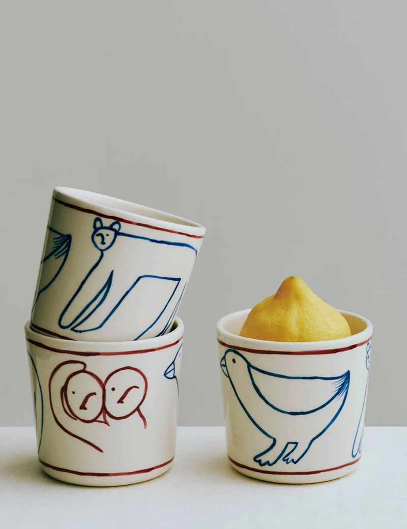 Taza La Pittura Postage Stamp