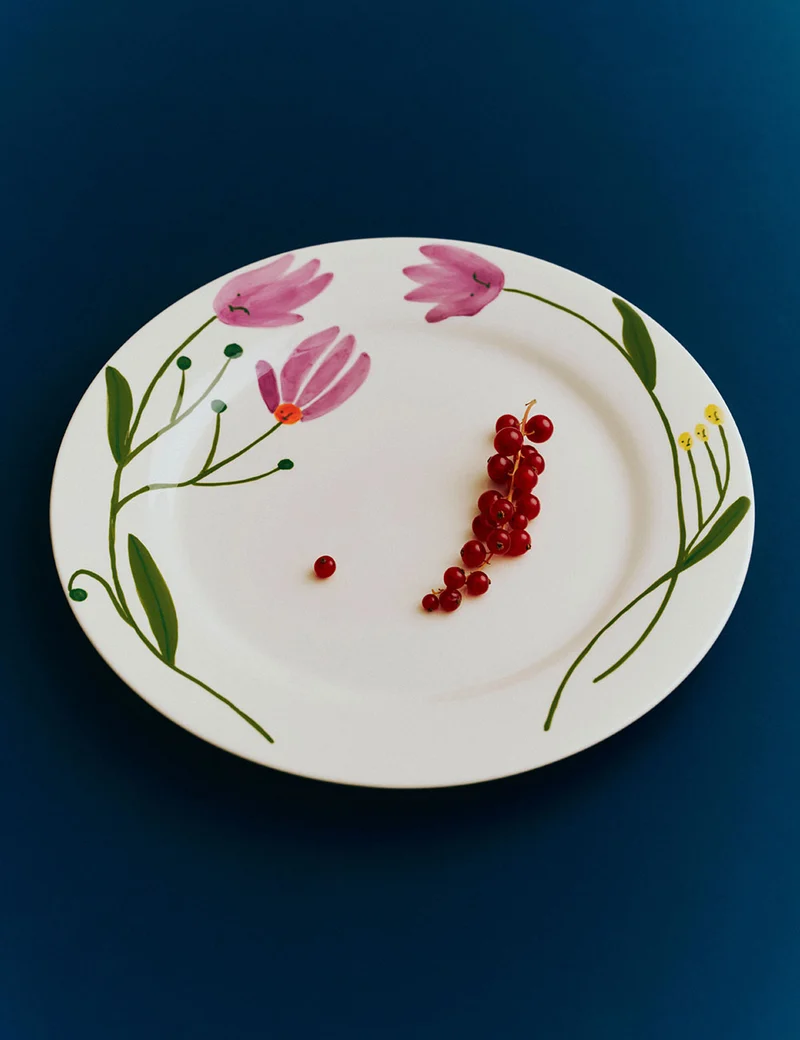 Plato La Pittura Wild Flower Crocus Ø28,5