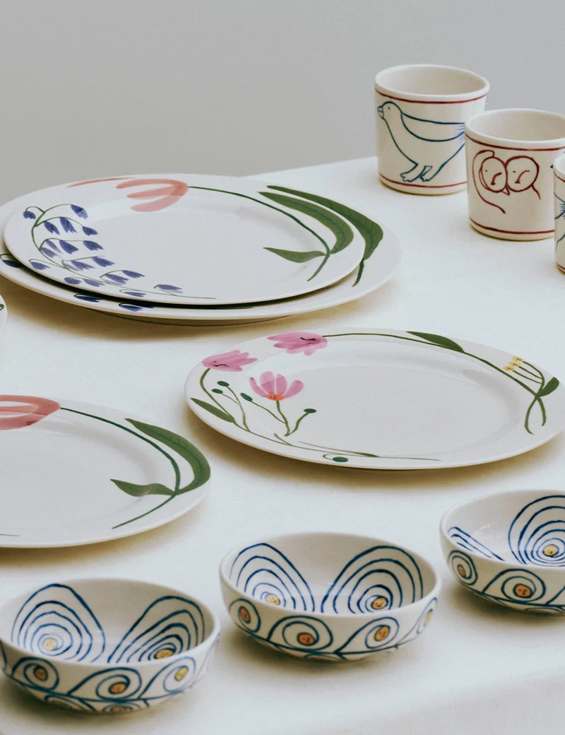 Plato La Pittura Wild Flower Crocus Ø28,5