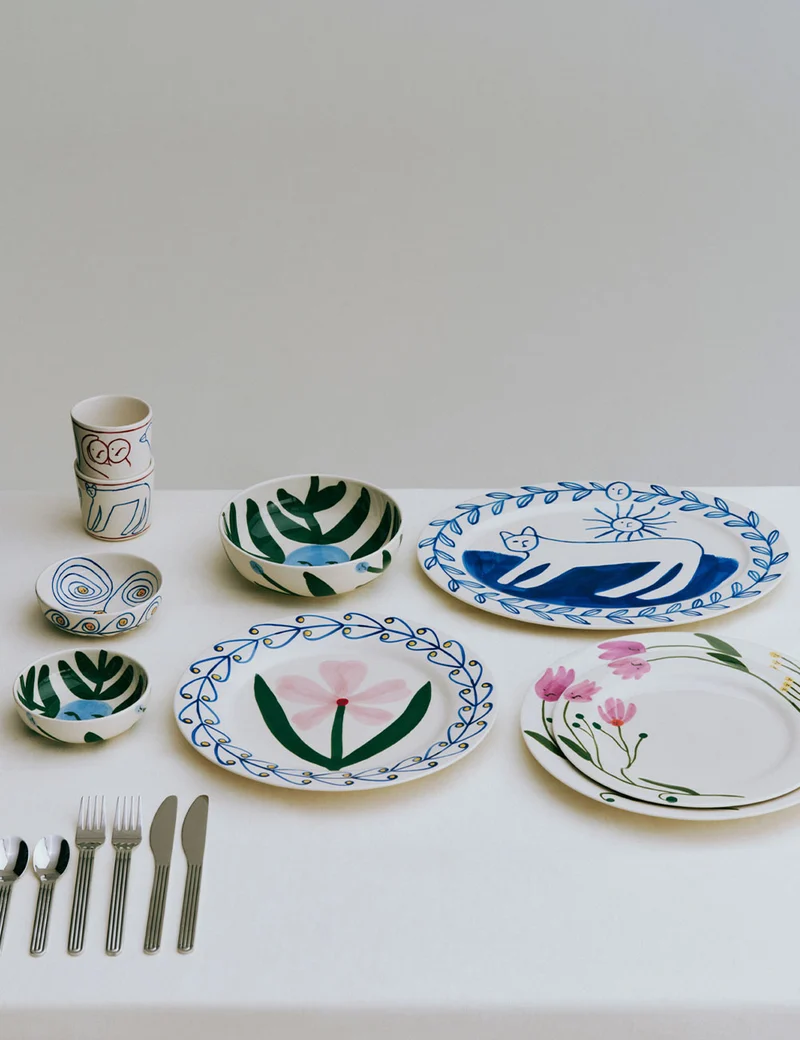 Plato La Pittura Wild Flower Crocus Ø28,5
