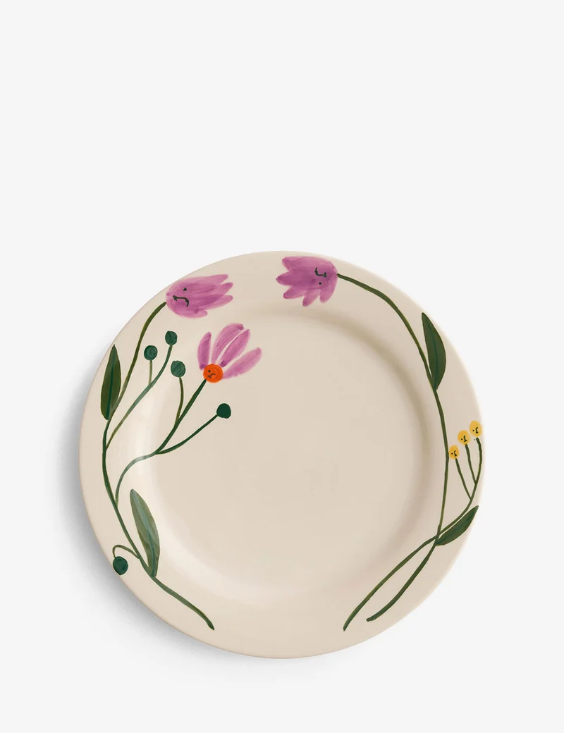 Plato La Pittura Wild Flower Crocus Ø24