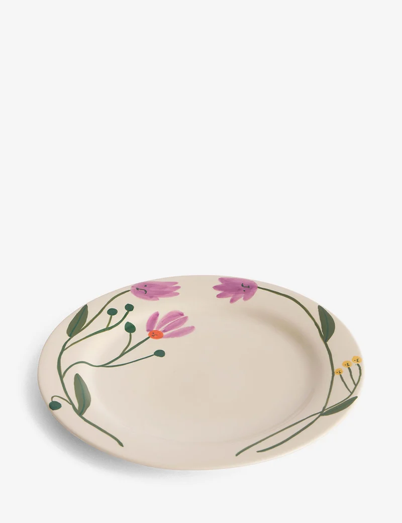 Plato La Pittura Wild Flower Crocus Ø24