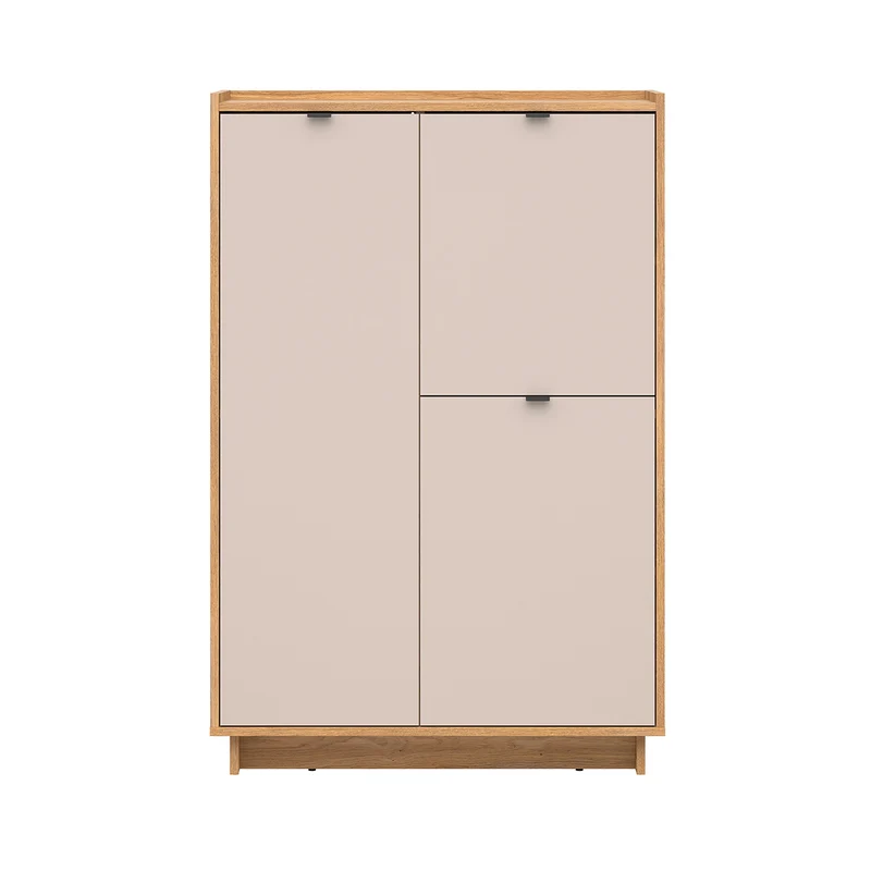 Buffet haut 3 portes Donna Cachemire et Bois