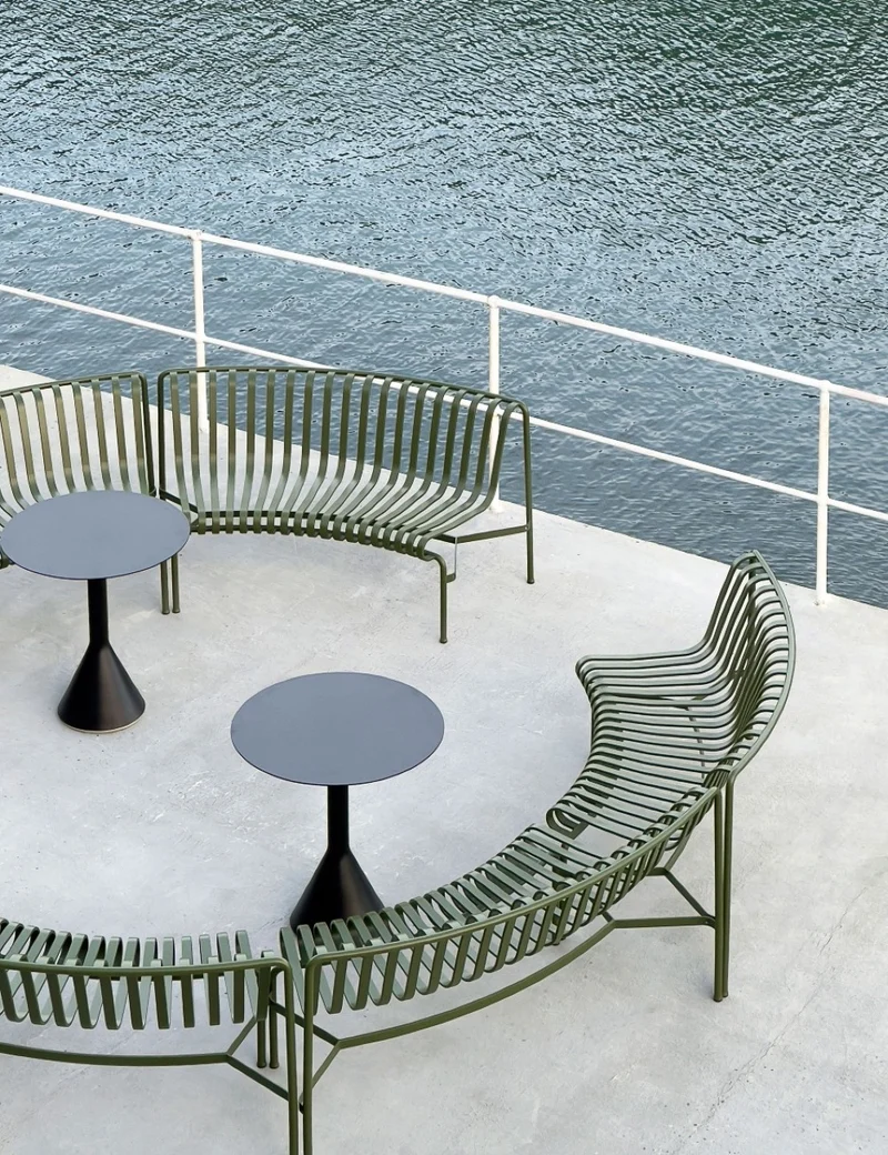 Palissade park dining bench In