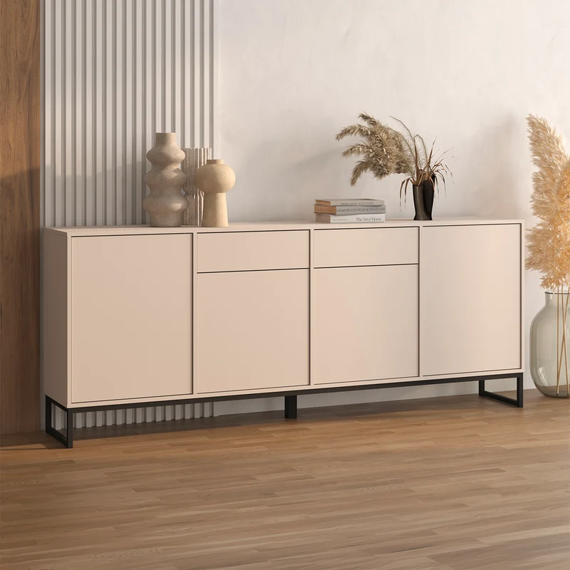 Buffet 4 portes 2 tiroirs Loa Cachemire
