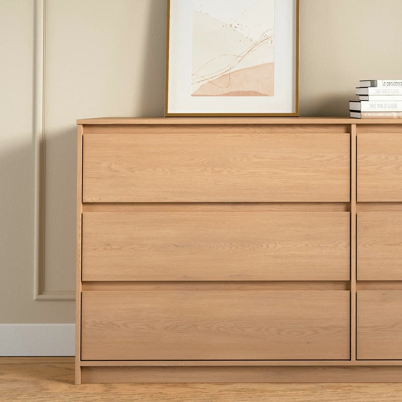 Commode 6 tiroirs Beck Bois