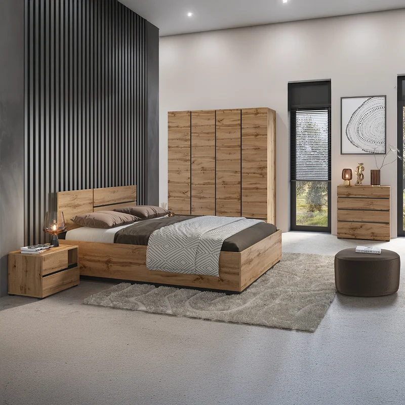 Commode 4 tiroirs Lilia Bois