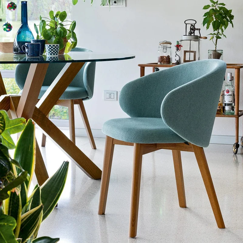 Chaise Connubia - Tuka (Pieds en Bois) CB2117