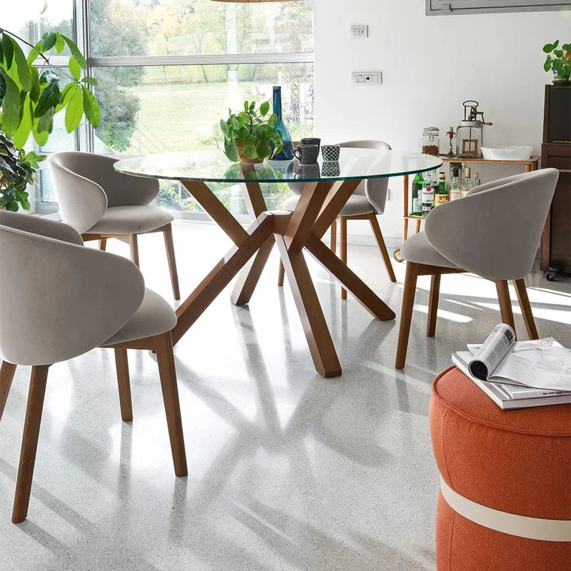 Chaise Connubia - Tuka (Pieds en Bois) CB2117