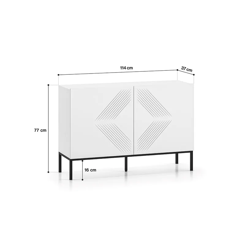 Buffet 2 portes Aura Blanc