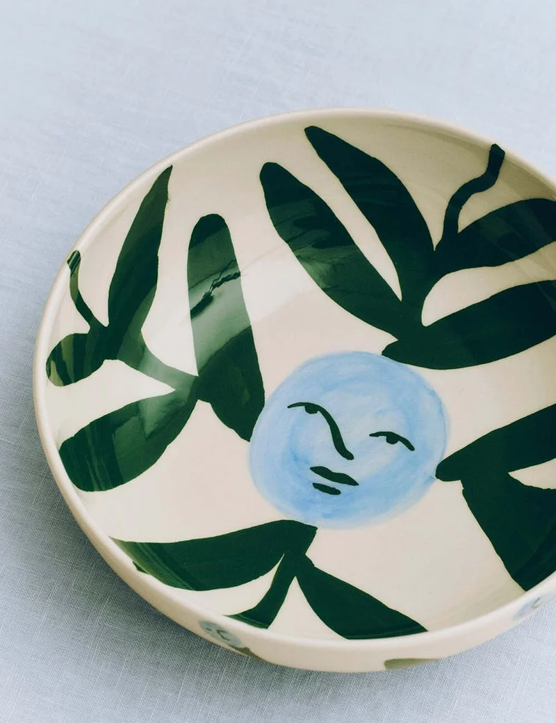 Cuenco La Pittura Moon Face Vine Ø18