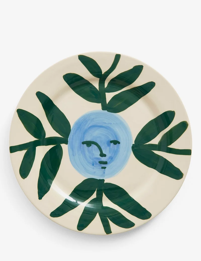 Plato La Pittura Moon Face Vine Ø28,5