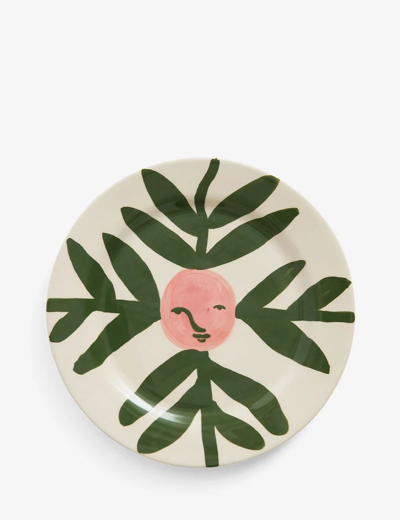Plato La Pittura Blush Face Vine Ø24