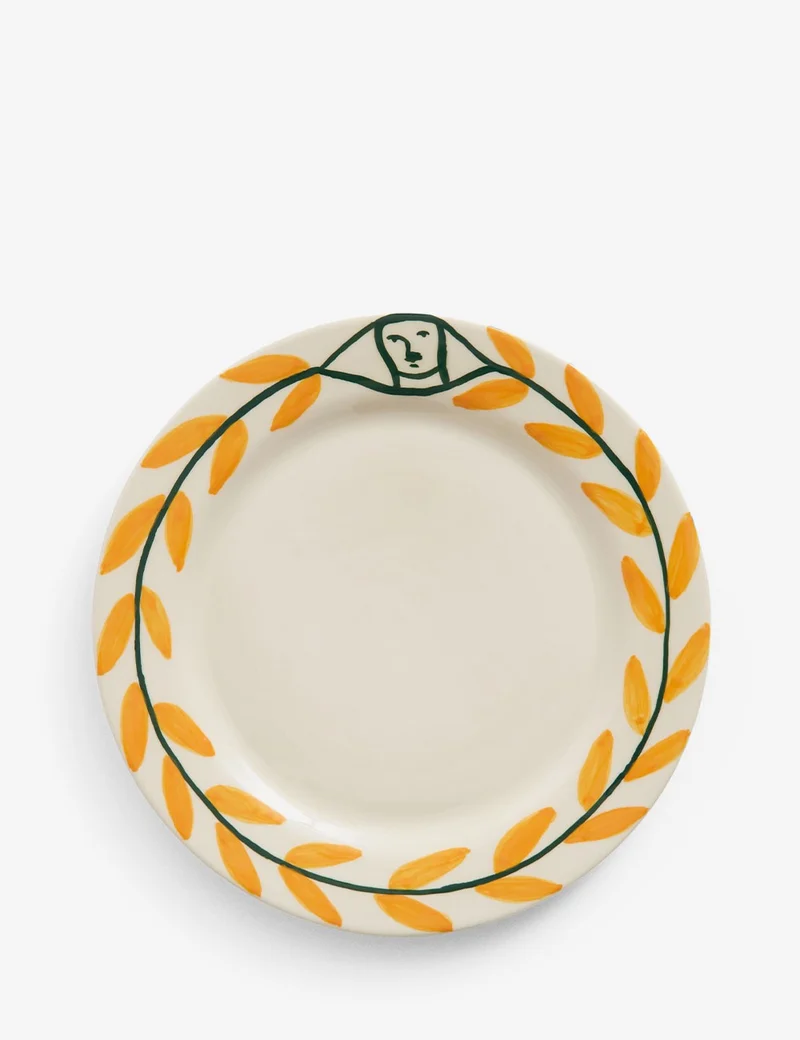 Plato La Pittura Golden Leaf Ø24