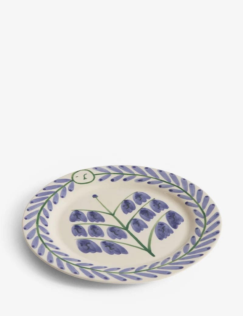Plato La Pittura Bluebells Ø24