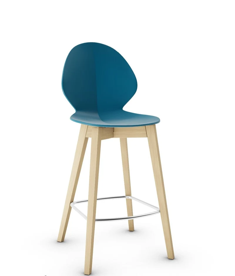 Tabouret Calligaris - Basil (Pieds en bois) CS1495
