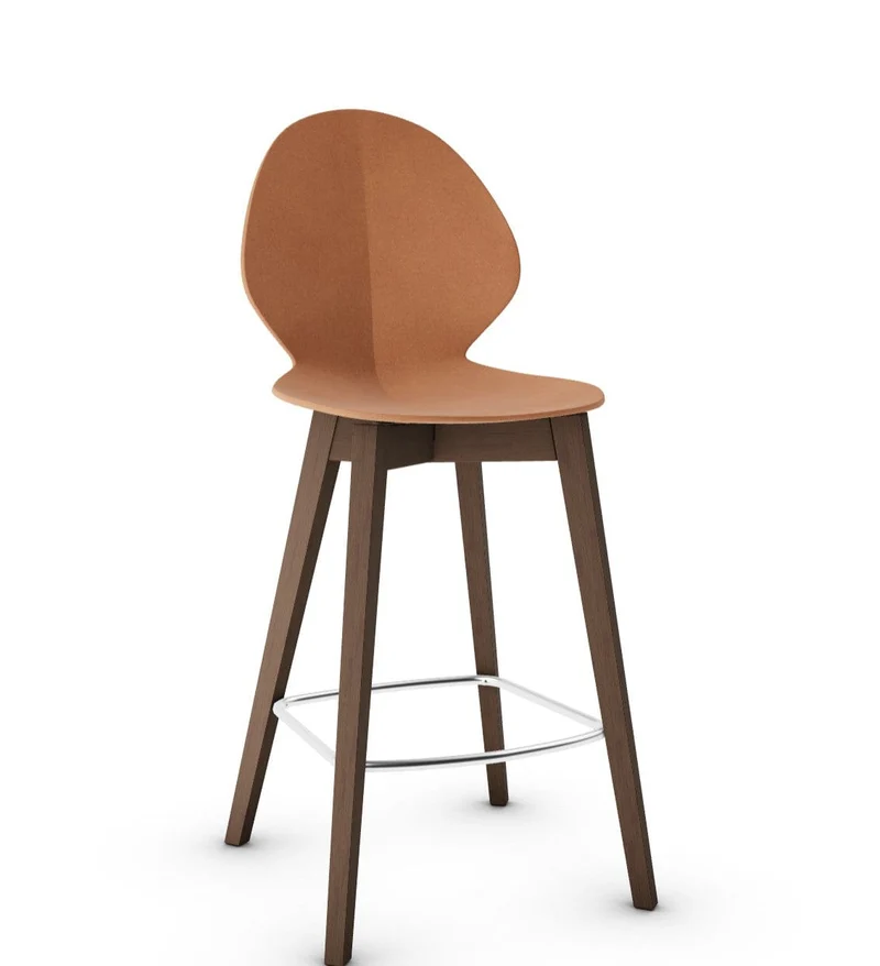 Tabouret Calligaris - Basil (Pieds en bois) CS1495