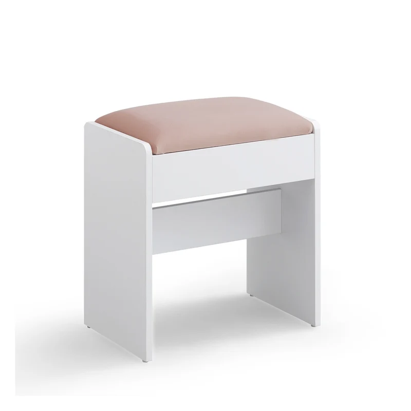 Tabouret de coiffeuse rembourré en velours élégant