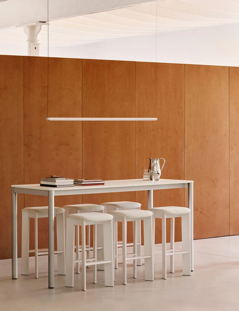 Taburte alto Chisel 30 tapizado