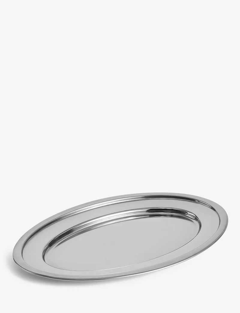 Plato ovalado acero Essential L