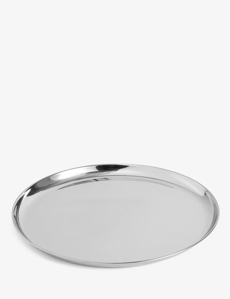 Plato redondo acero Essential M