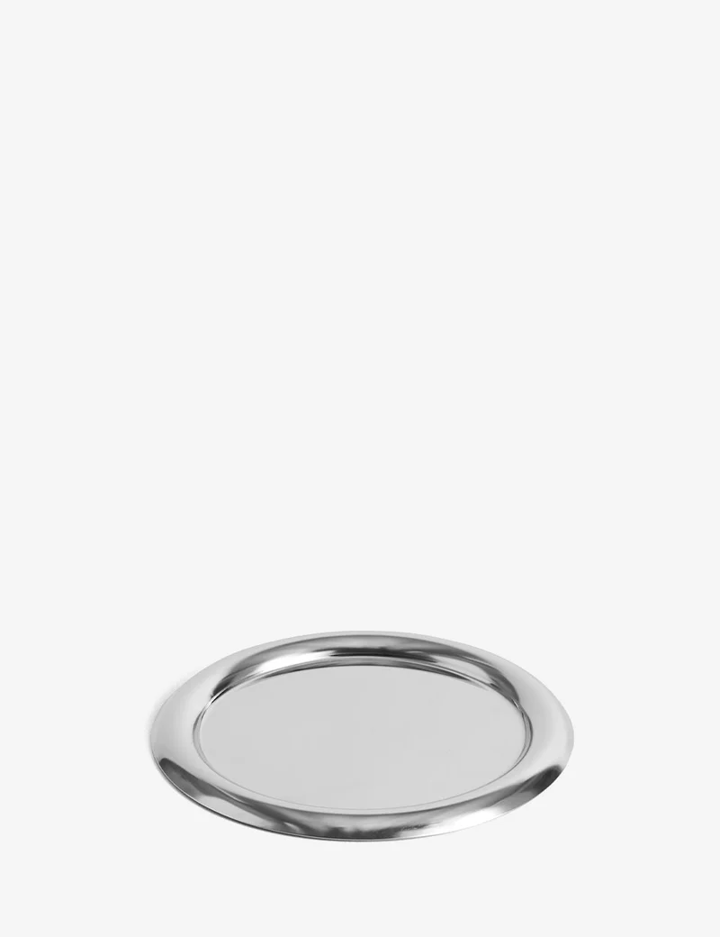 Plato redondo acero Essential S