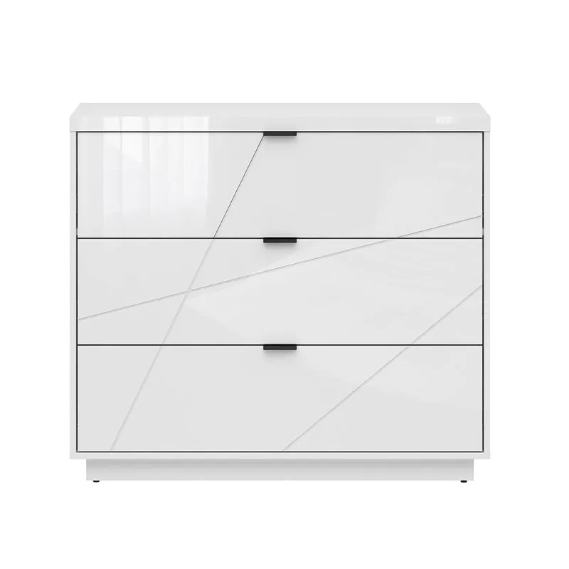 Commode 3 tiroirs Sven Blanc