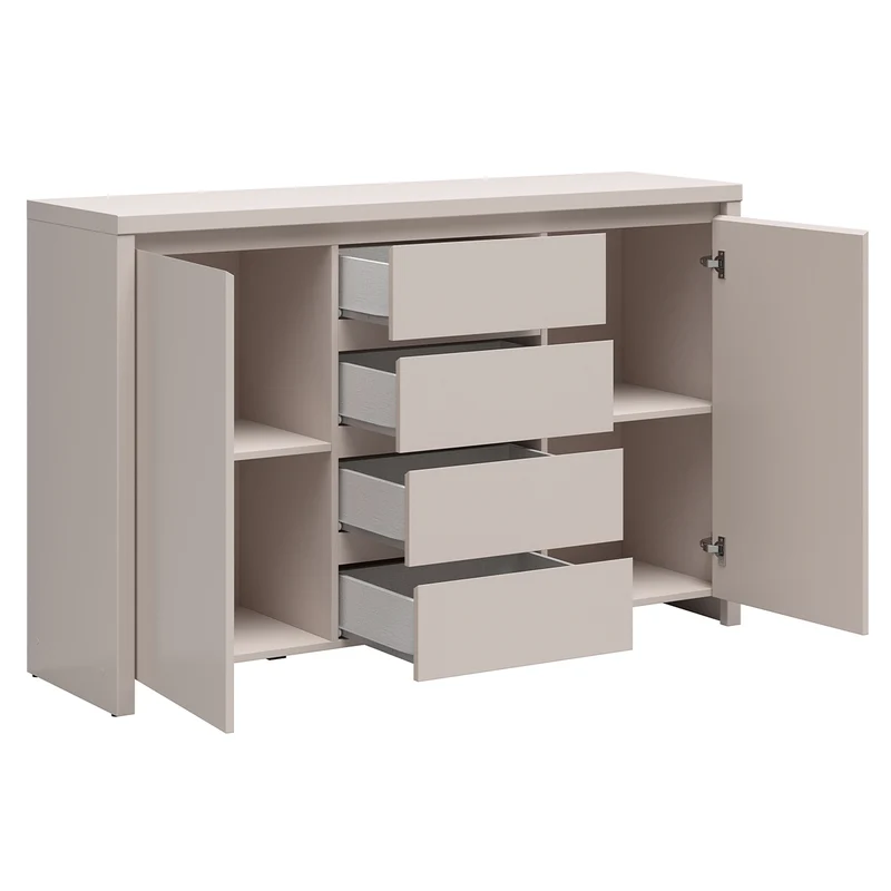 Buffet 2 portes 4 tiroirs Soren Cachemire