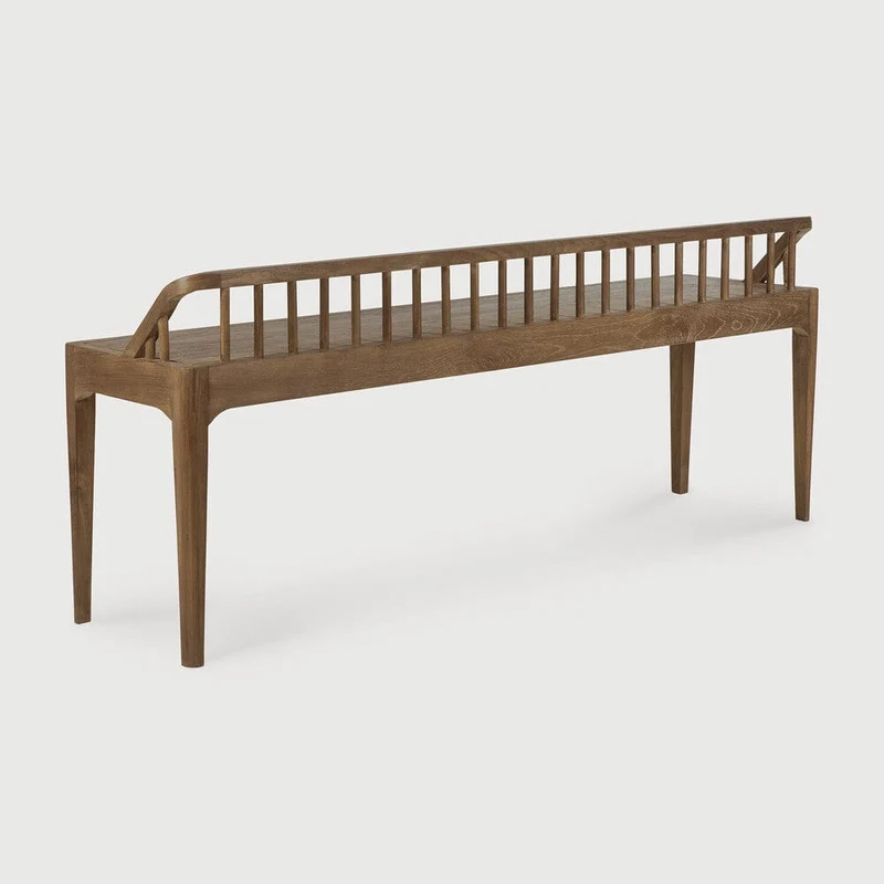 Ethnicraft Banc - Spindle teck recyclé