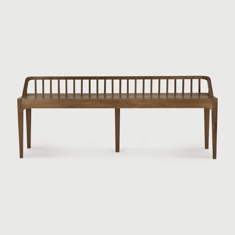 Ethnicraft Banc - Spindle teck recyclé