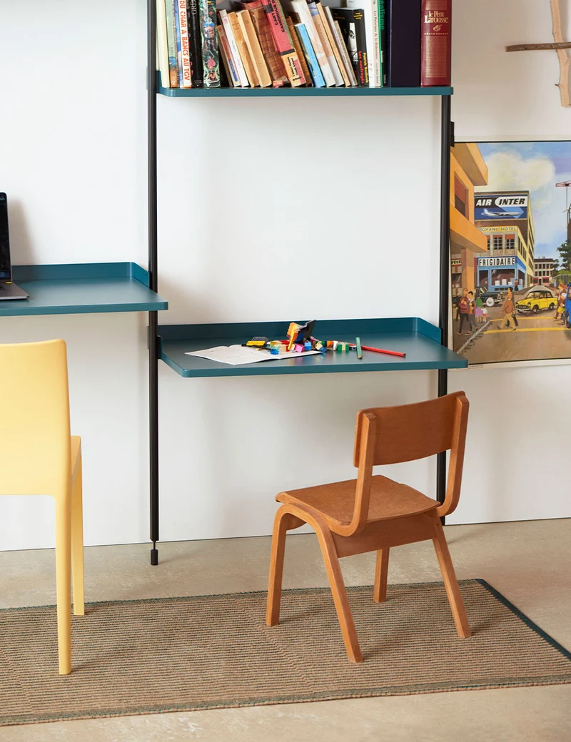 Estante escritorio con soporte de pared Pier System