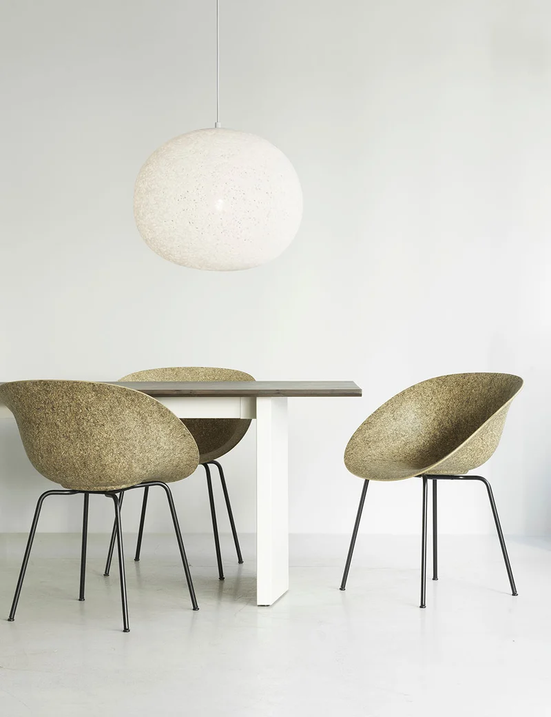 Silla brazos Mat metal