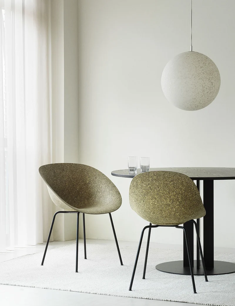 Silla brazos Mat metal