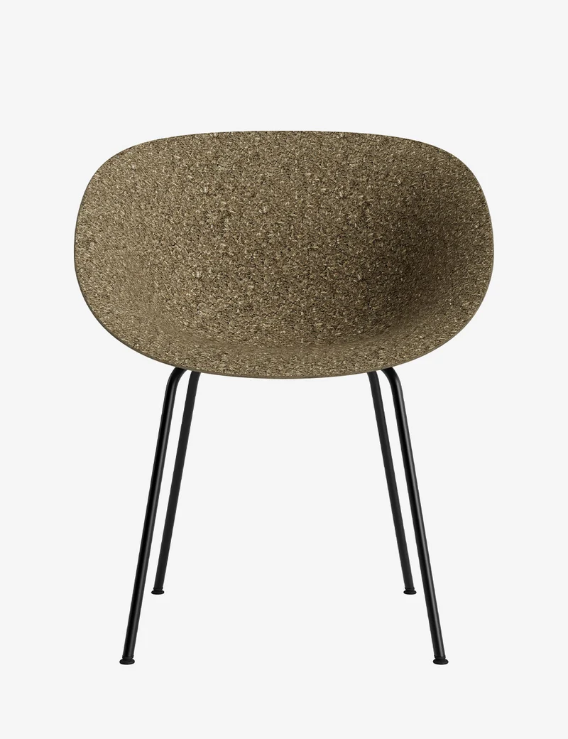 Silla brazos Mat metal