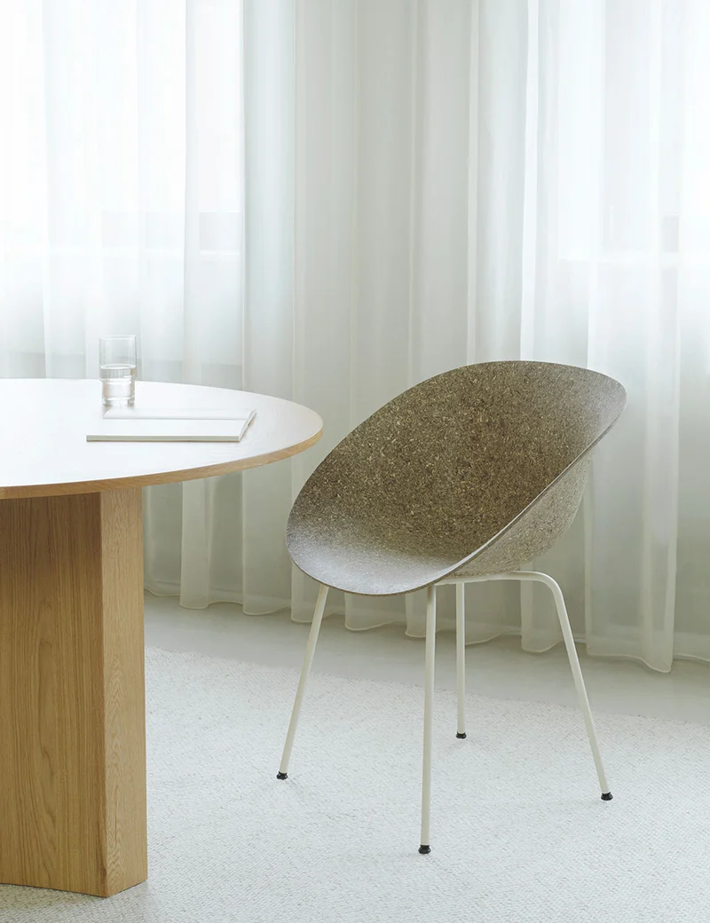Silla brazos Mat metal