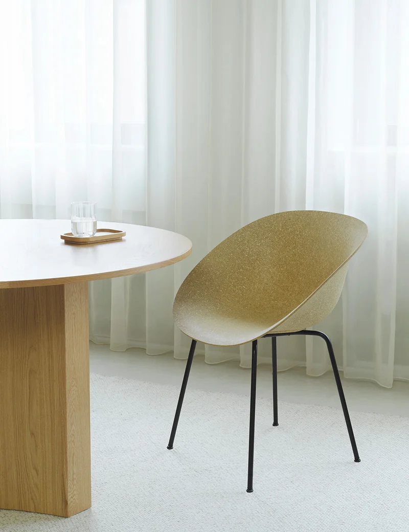 Silla brazos Mat metal