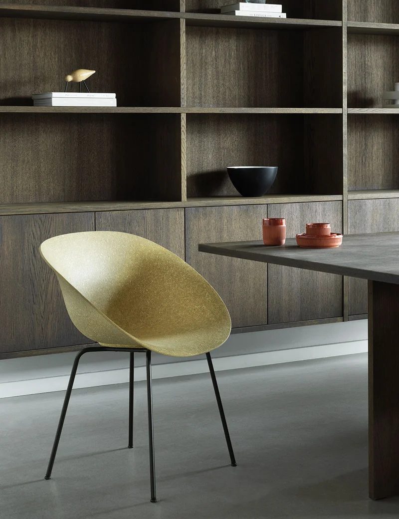 Silla brazos Mat metal