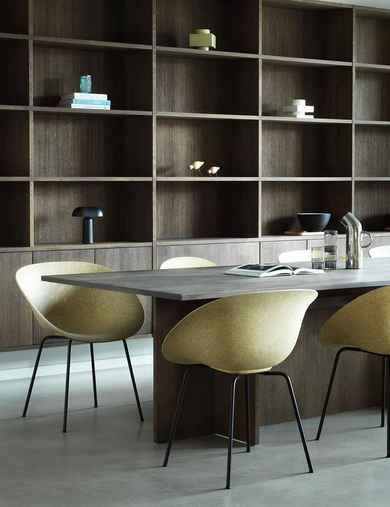 Silla brazos Mat metal